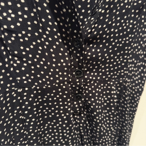 Urban Outfitters - Black and White Polka Dot Romper Size 4 - Picture 4 of 7